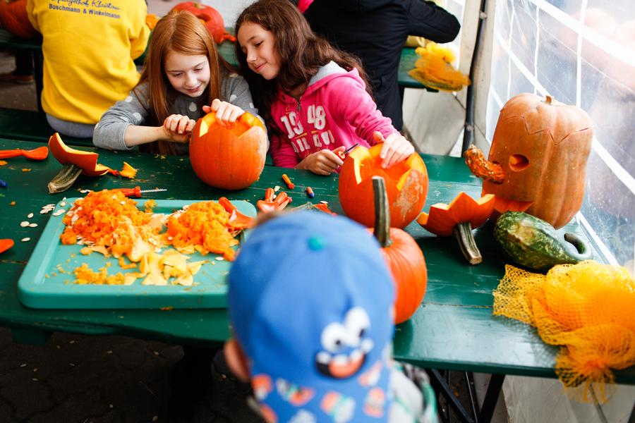 Exhibición anual de calabazas en Alemania