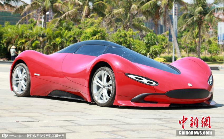 Coche deportivo fabricado por un joven chino 3