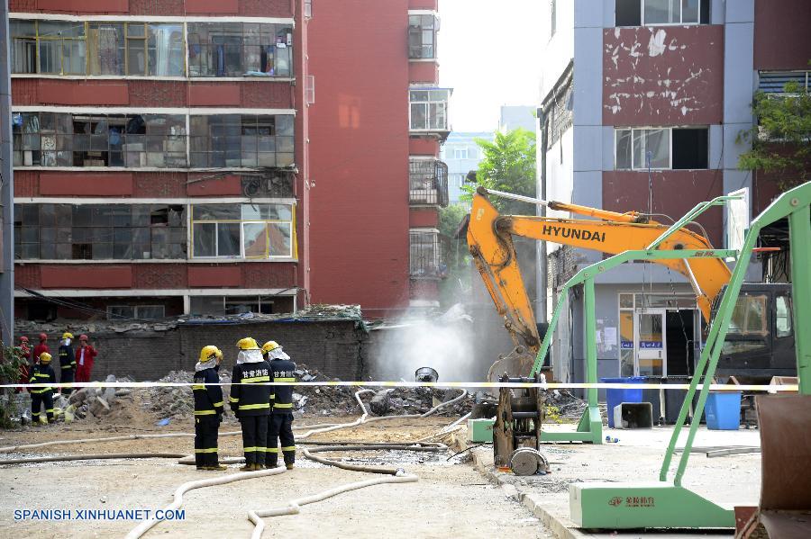 Explosión de gas en dormitorio universitario deja 17 heridos en noroeste de China 2