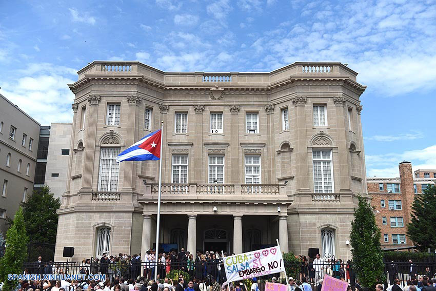 Cuba reabre embajada en Estados Unidos