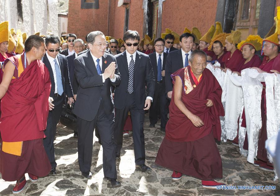 Máximo asesor político de China elogia unidad y estabilidad en Tíbet