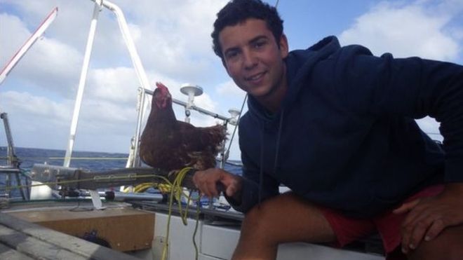 Una gallina y un marinero viajan alrededor del mundo 6