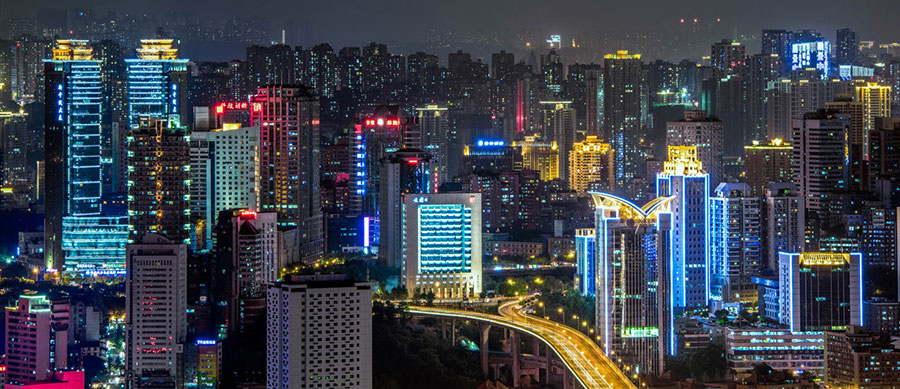 La mágica Chongqing nocturna