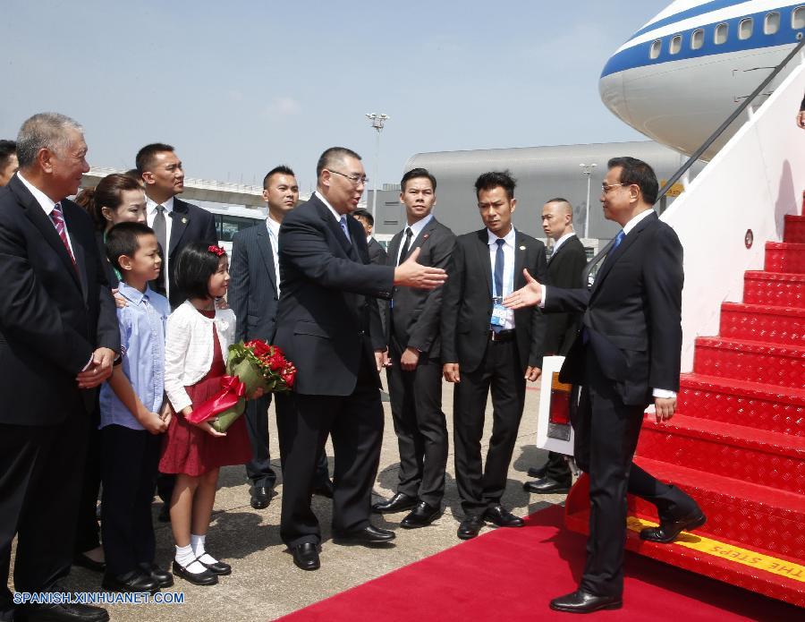 Primer ministro chino llega a Macao
