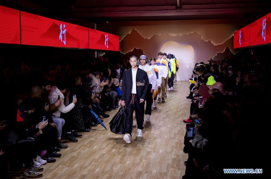 Colección Li-Ning Oto?o/Invierno 2019 en la Semana de la Moda de Nueva York