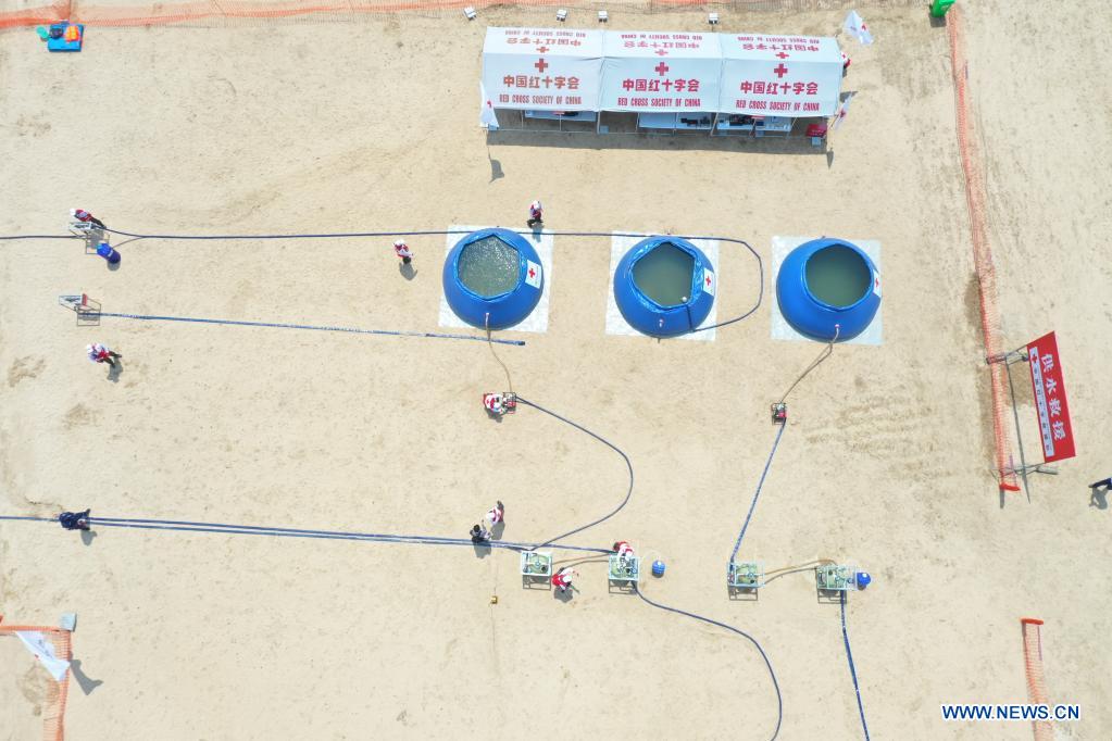Cruz Roja organiza un simulacro de rescate de emergencia en Fuzhou