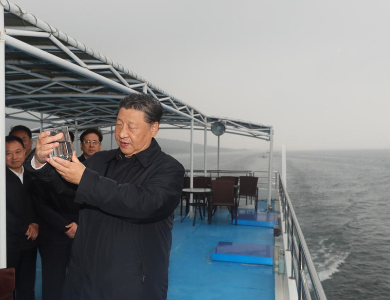 Xi convoca simposio sobre desarrollo de seguimiento de megaproyecto de trasvase de agua en China