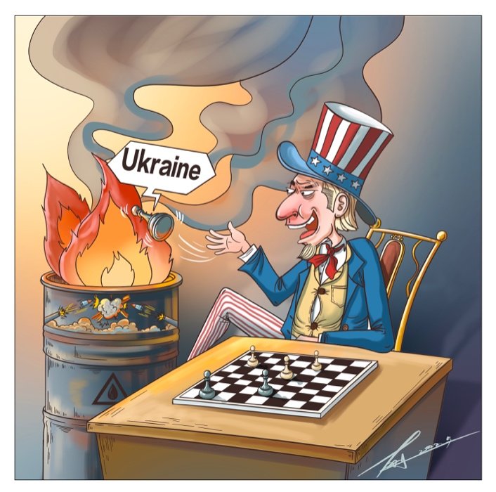 Los verdaderos colores de EE.UU en el conflicto Rusia-Ucrania: ignora el destino de Ucrania echando constantemente le?a al fuego