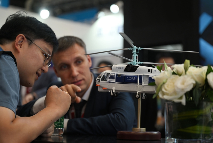 6a Exposición de Helicópteros de China, Tianjin, 14 de septiembre del 2023. [Foto: Xinhua]