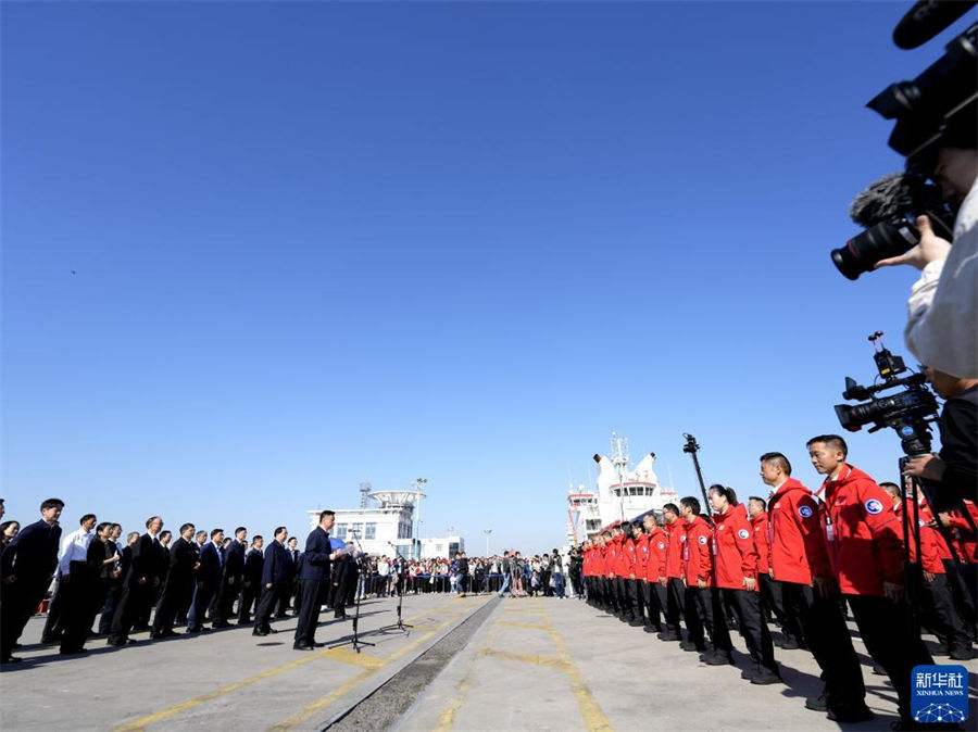 Empieza 40a expedición científica de China a la Antártida