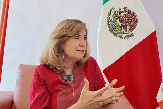 Gabriela Ramos, en una entrevista exclusiva con el Diario del Pueblo digital.