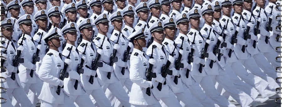 Imágenes del entrenamiento?militar para el desfile?del Día de la Victoria en China